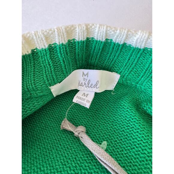 nwt Vintage Style Embroidered Racket Crewneck Sweater - Picture 7 of 8